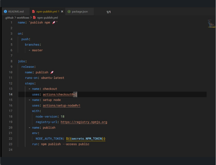  Automating CI/CD to Publish Your First npm Package Using GitHub Actions 