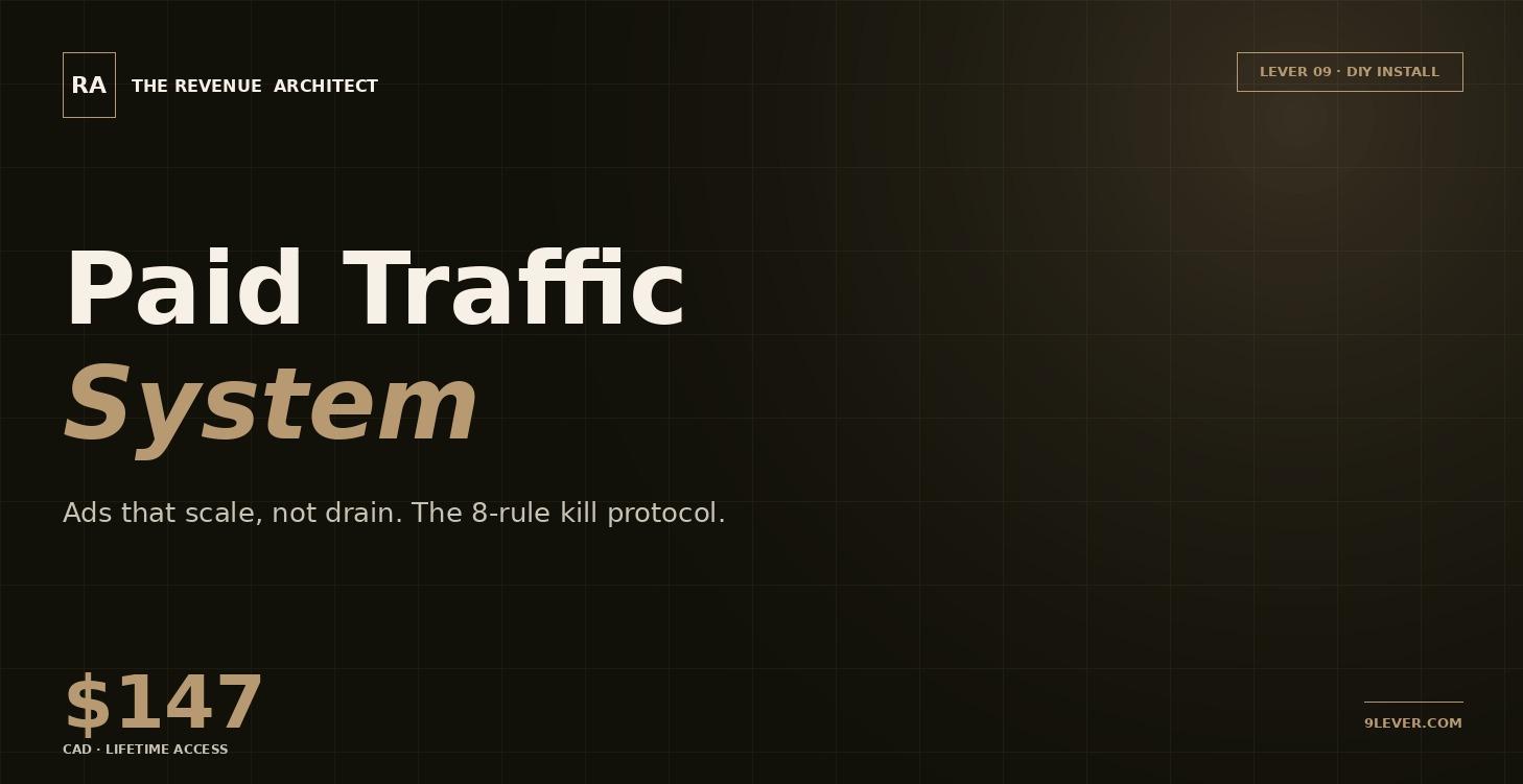Lever 09 — Paid Traffic System