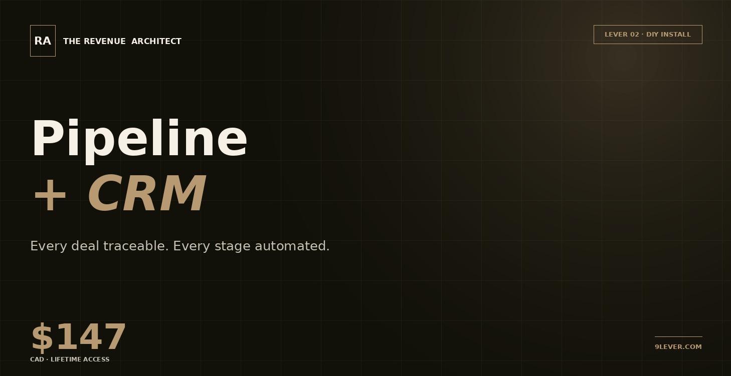 Lever 02 — Pipeline + CRM