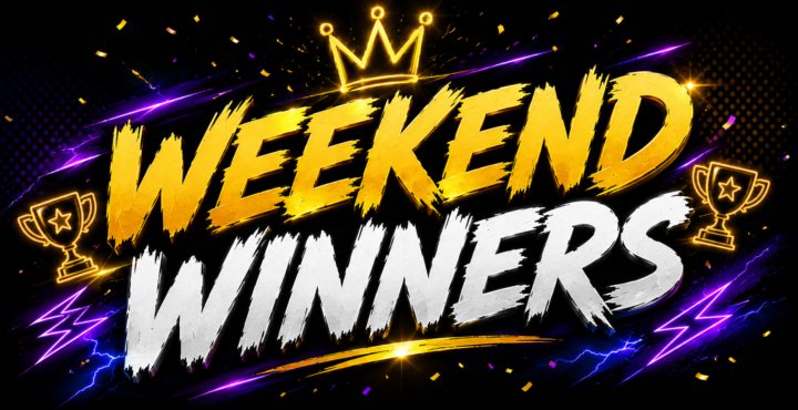 🔥 OUR WEEKEND WINNERS 🔥