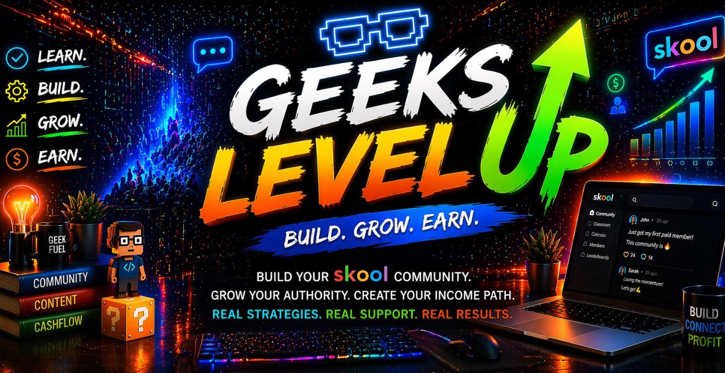 GEEKS LEVEL UP (coming soon)