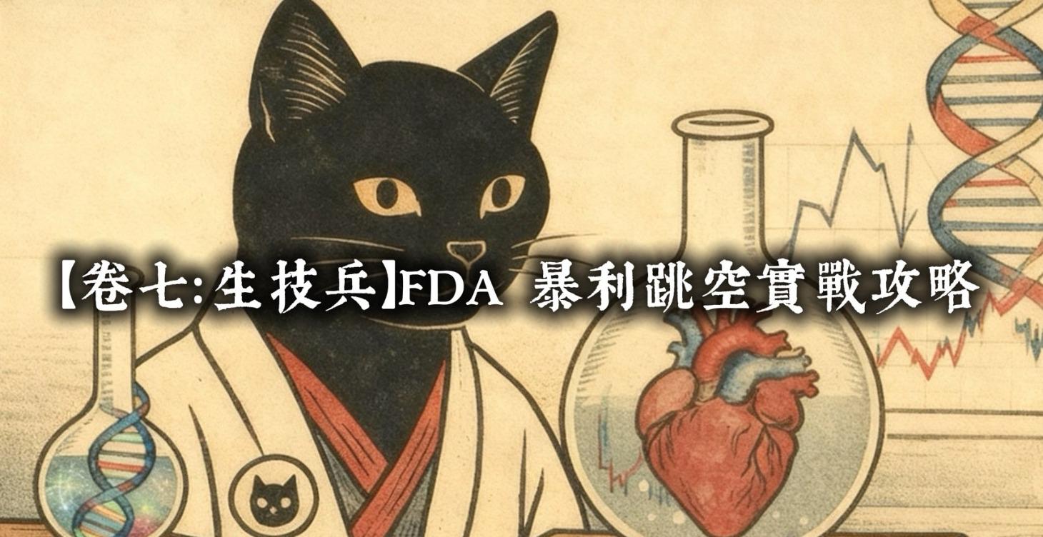 【卷七：生技兵】FDA 暴利跳空實戰攻略