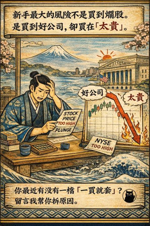 「新手最大的風險不是買到爛股。