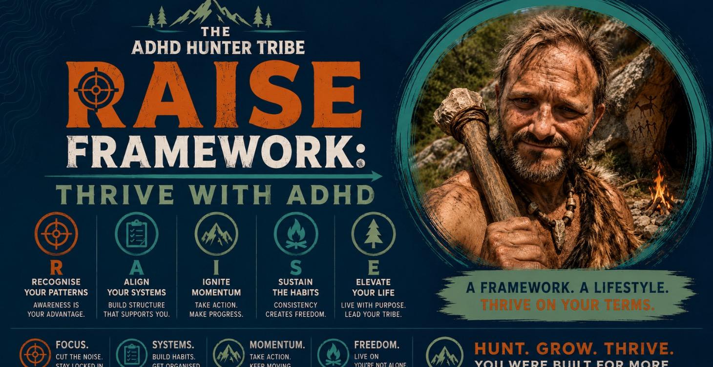 RAISE FRAMEWORK - SUCCEED BECAUSE OF YOUR ADHD