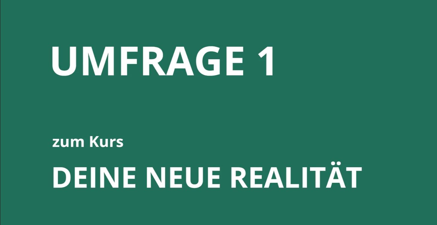 UMFRAGE 1