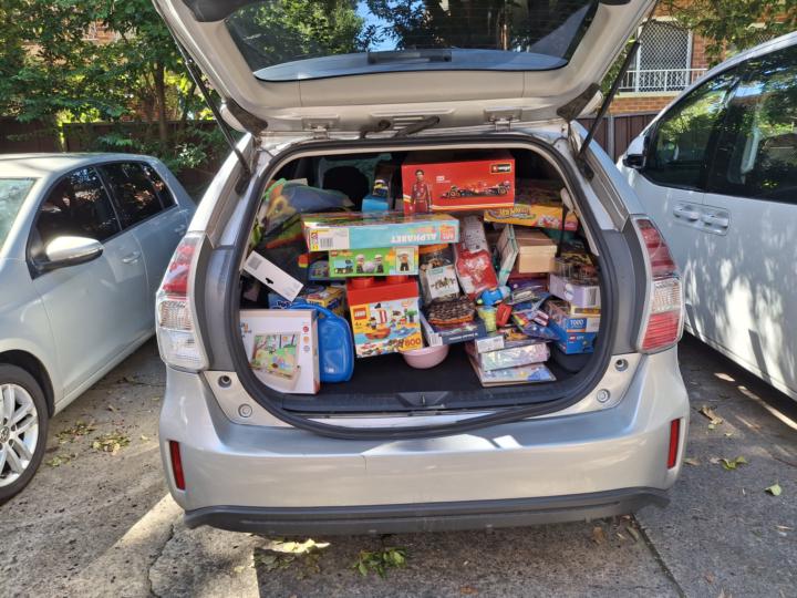 Church donations for school kids