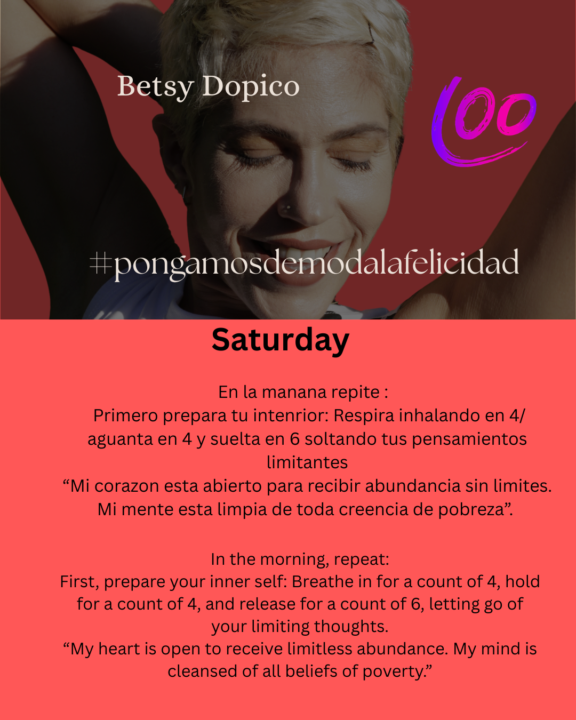 Saturday/ Sabado 