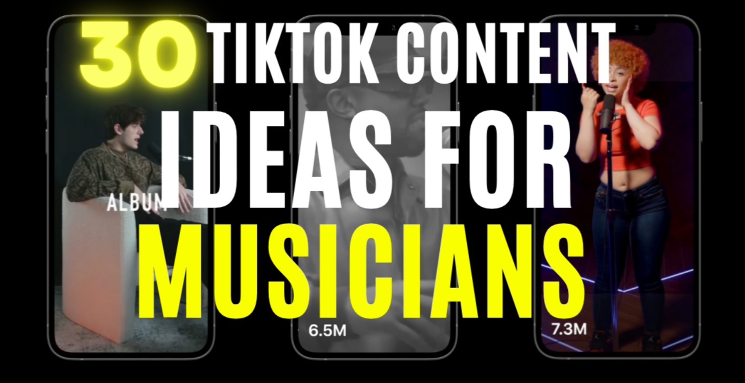 Tiktok Content Ebook for Musicians