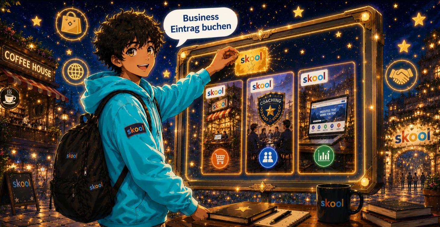 🛍️ Dein Business Eintrag buchen