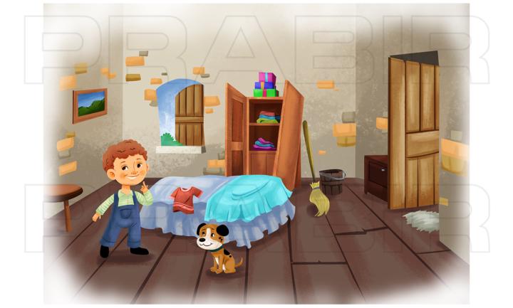 Custom children book illustration
