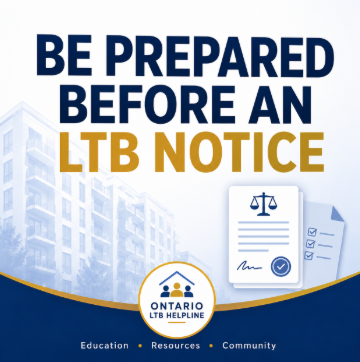 📌 Community Tip: Don't Wait Until You Receive an LTB Notice