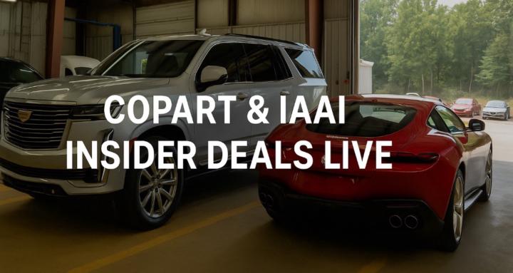 Copart & IAAI Insider Deals