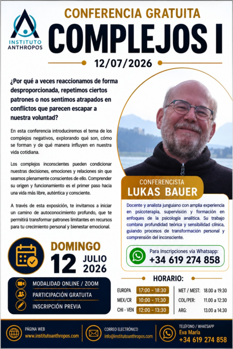 Invitación a Charla Gratuita de Lukas Bauer (Suiza) el día de Mañana Domingo 12 de Julio 2026