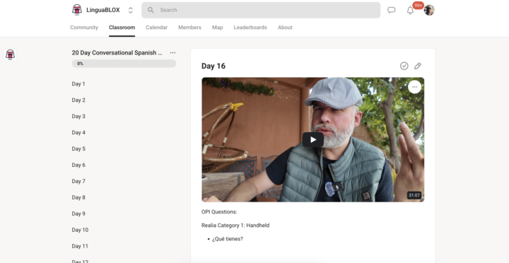 Spanish Notebook Course: Day 16