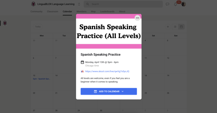 Live Group: Spanish Speaking Session