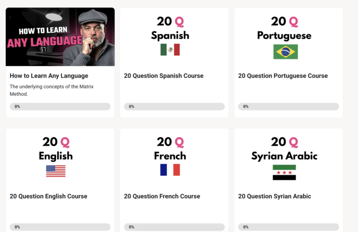 How to Learn Any Language Video Course