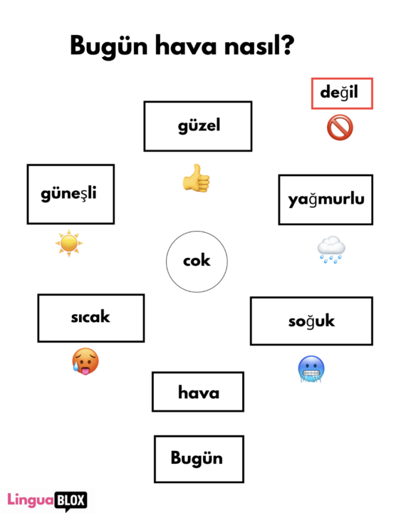 For the Turkish learners