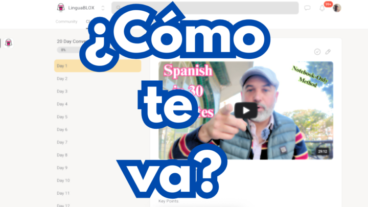How is the Spanish Notebook Video Course Going?