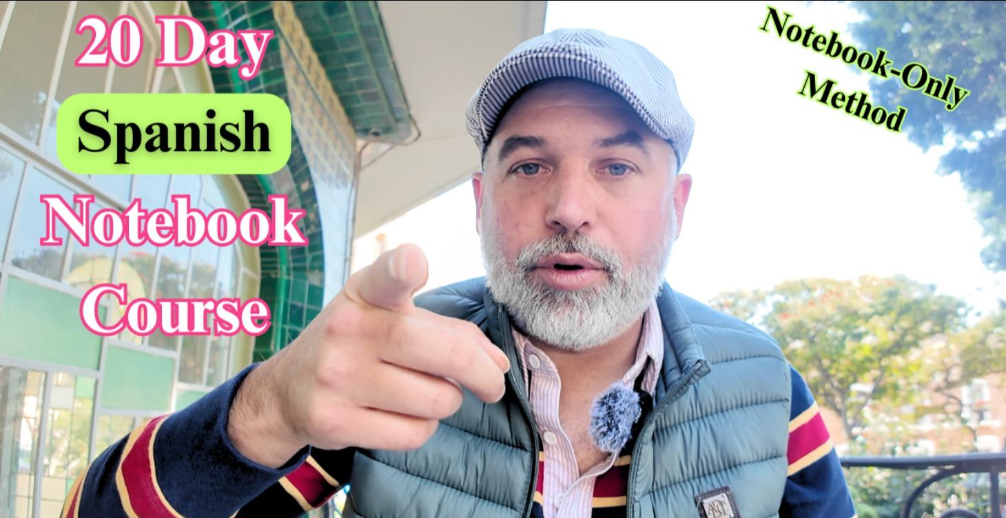 20 Day Conversational Spanish Notebook Course