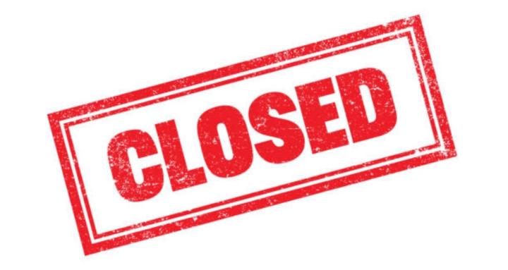 CLOSED