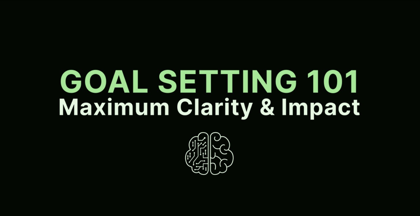 Goal Setting 101: Maximum Clarity & Impact