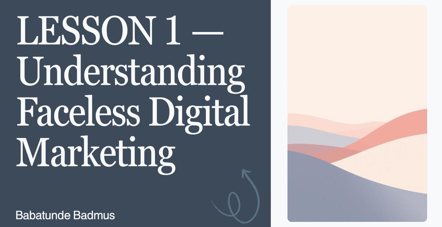 Faceless Digital Marketing