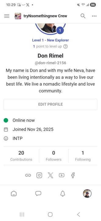 Add your socials in your Skool profile