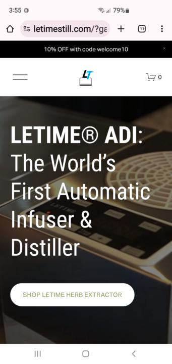 The letime infuser update