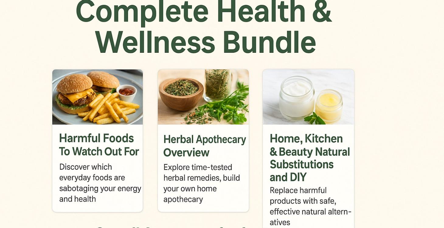 Complete Health & Wellness Bundle(ALL 3 COURSES!)