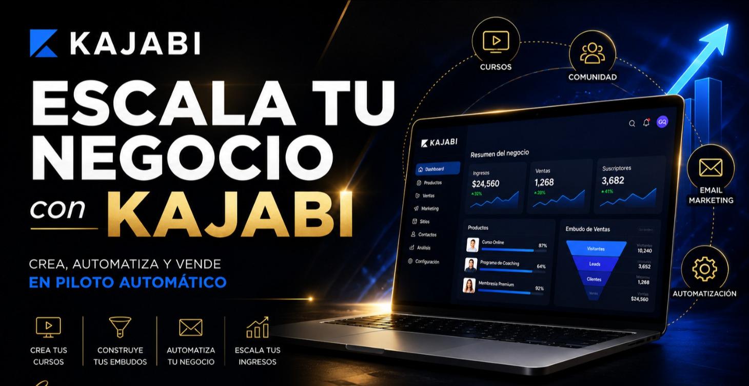 ESCALA TU NEGOCIO CON KAJABI