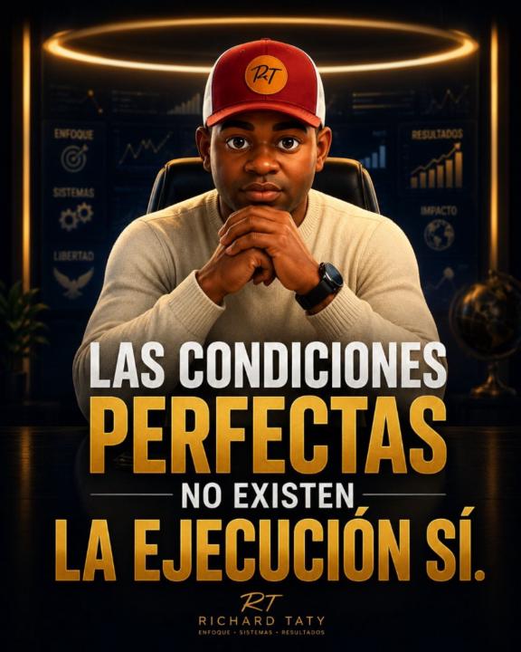 🔥 Las condiciones perfectas no existen. La ejecución sí.