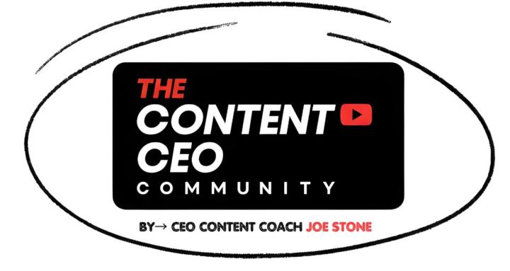 Joe Stone's Content CEO Lab