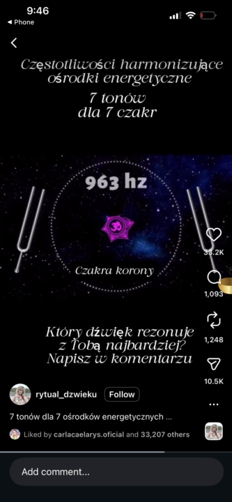 Levels of frequencies