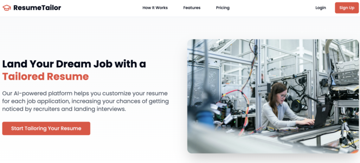 Resume tailor - built using No code AI