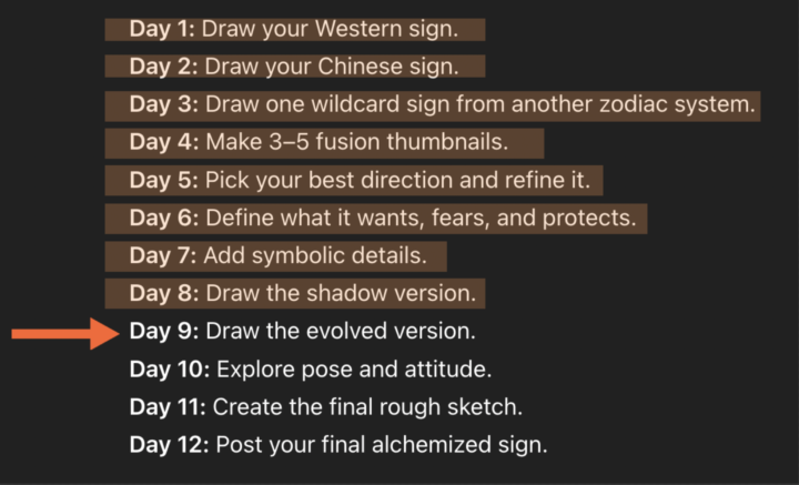 Day 9 - Zodiac Challenge - The EVOLVED version ✨💫