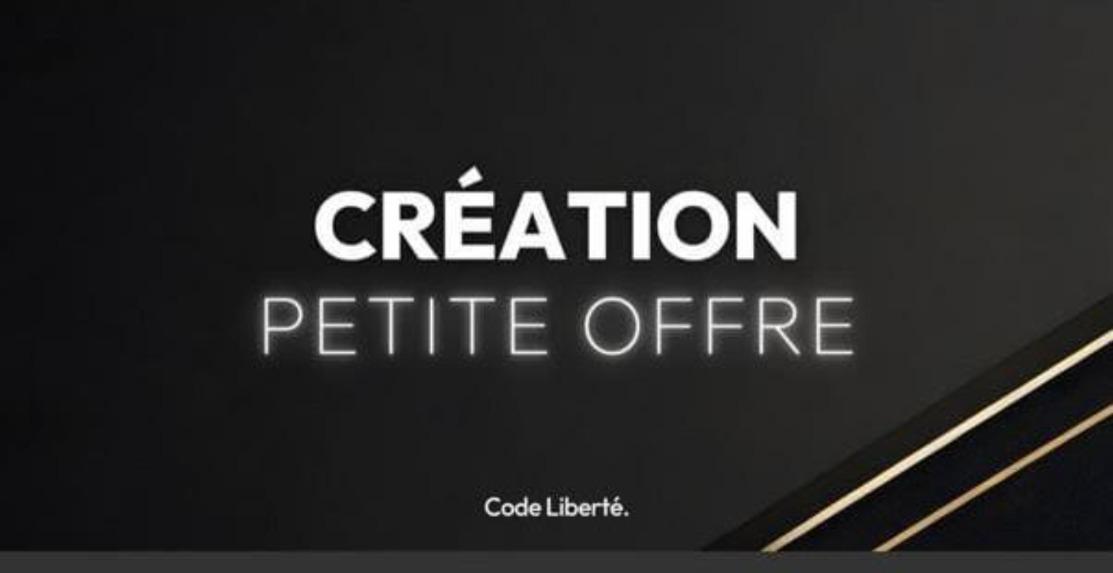 CREATION DE PETITE OFFRE