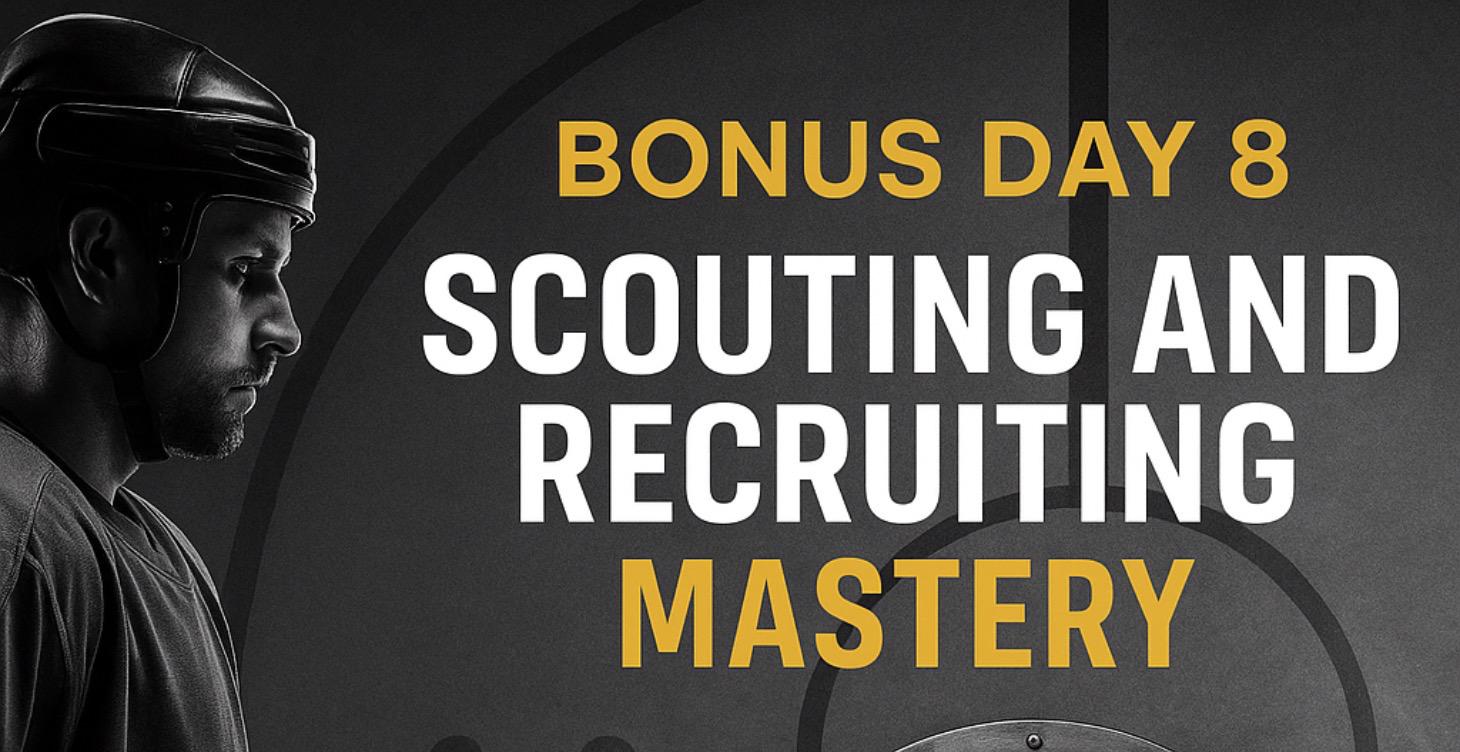 BONUS DAY 8: Scouting and Recruiting Mastery Pack