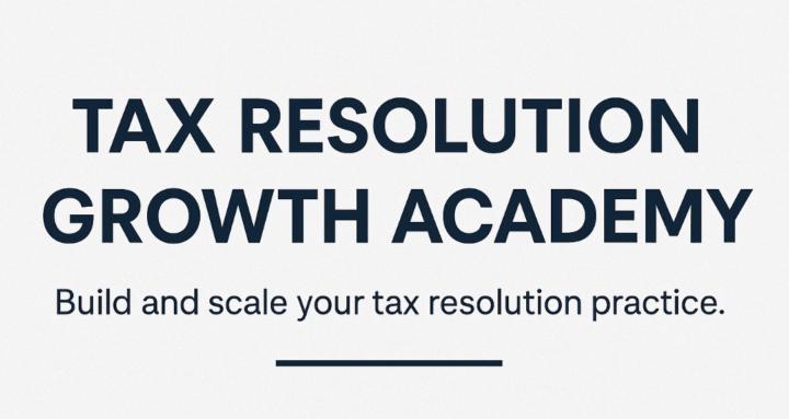 Tax Resolution Growth Academy