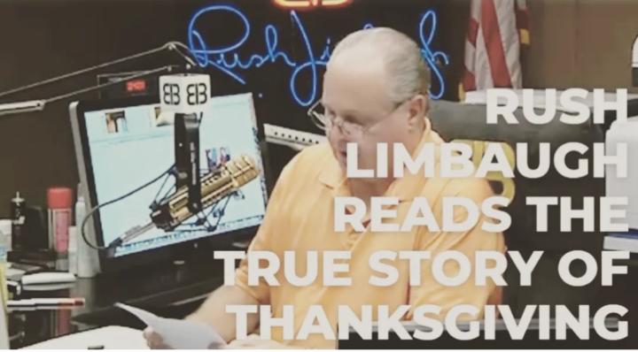 Rush Limbaugh The - True Story of Thanksgiving