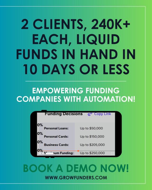 💰$240K funded in just 10 days! That’s the Grow advantage 🚀