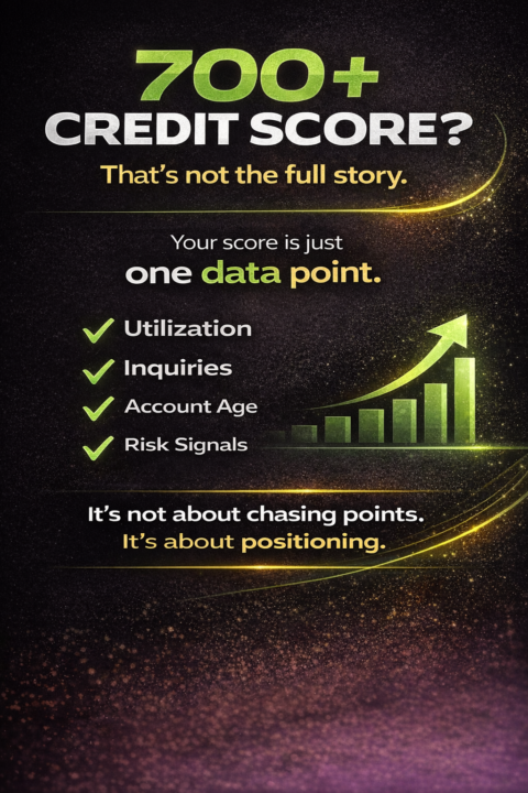 Most people think a 700+ credit score means they automatically qualify for everything.