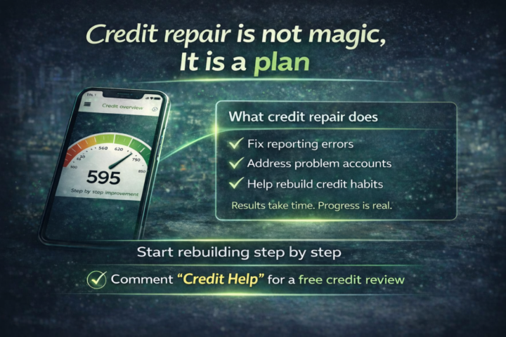 Credit repair is not about shortcuts.