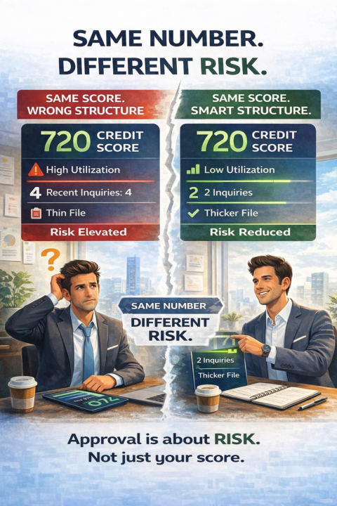 Most people think a high score automatically means approval.
