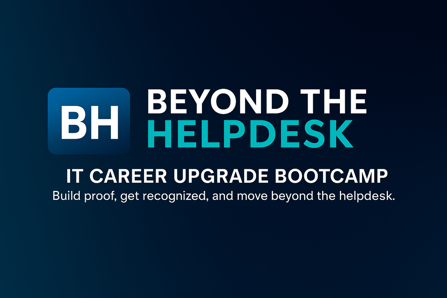 Beyond the Helpdesk