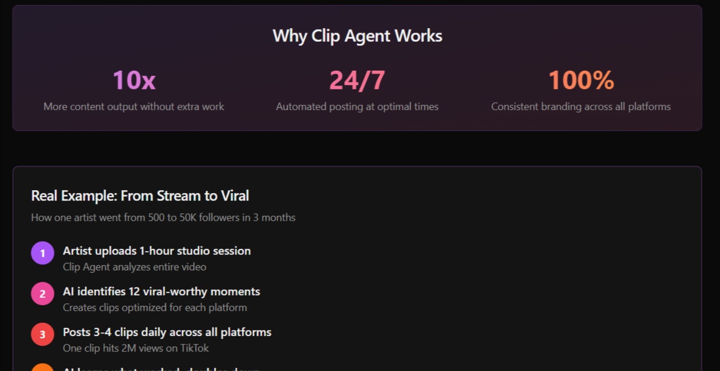 Debut Clip Agent