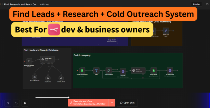 Find Leads + Research + Cold Outreach System