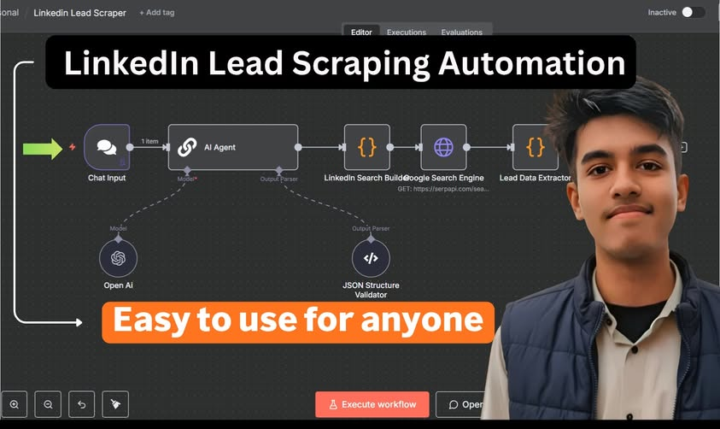 > LinkedIn Lead Scraping Automation 