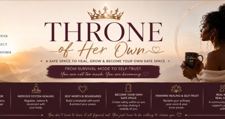 Throne Of Her Own: Healing