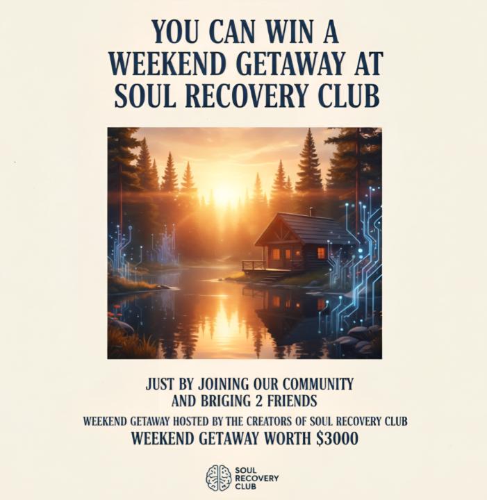 You Could Win a weekend getaway Just for joining Our free Community 