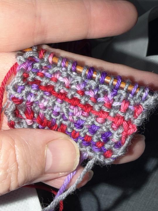 Anyone double-knit? I'm learning! 